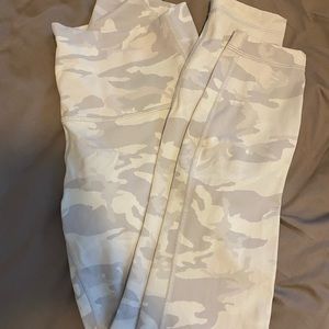 Lululemon Wunder Under Camo Leggings